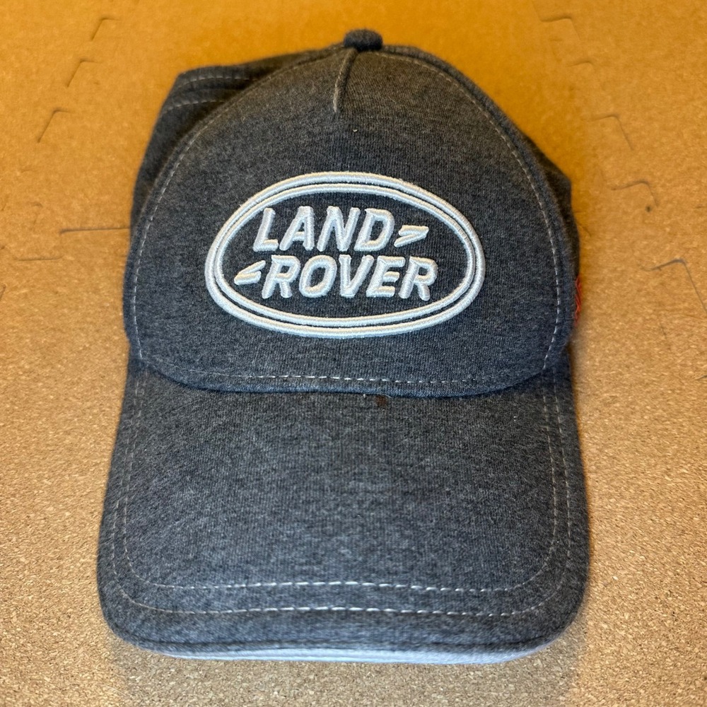 Land Rover Baseball Cap Adult OSFM‎ Gray Embroidered Logo Adjustable Jersey Hat